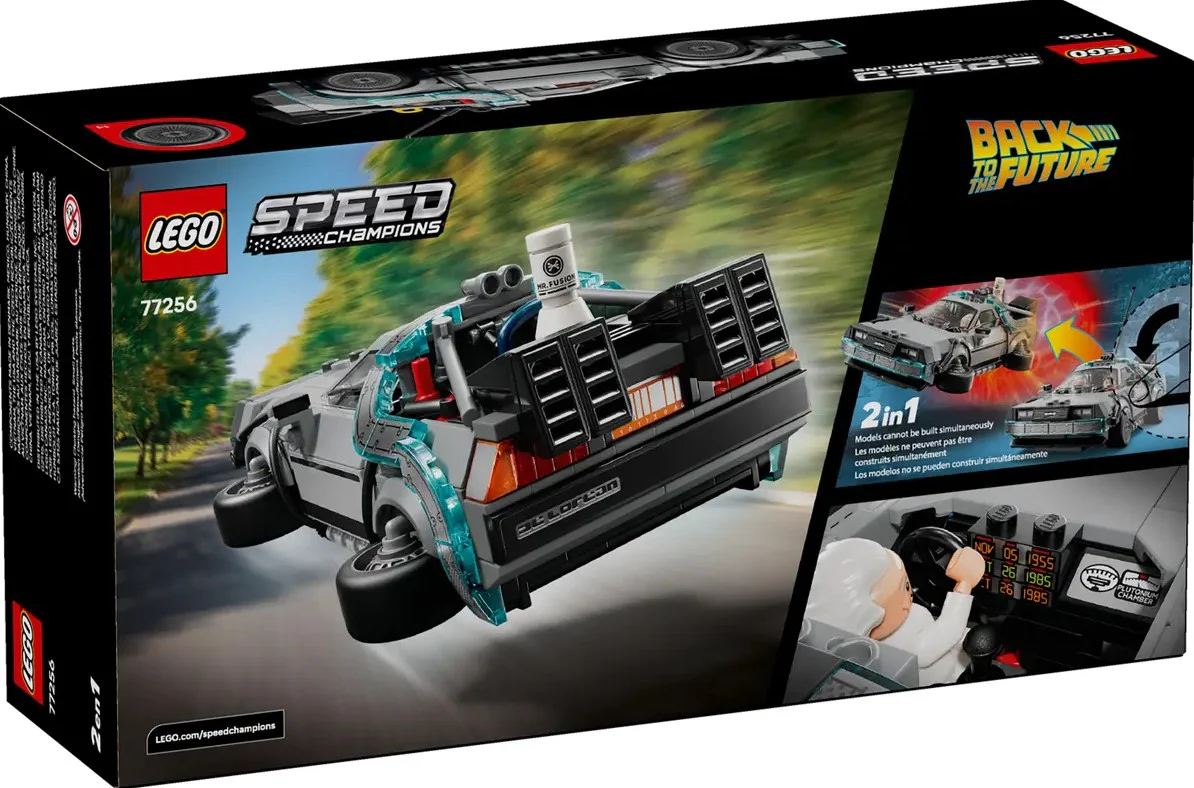 LEGO® Speed Champions Time Machine from Back to the Future – 77256 - Image 4