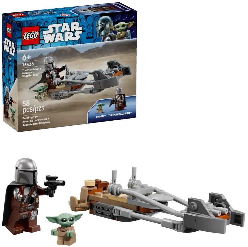 LEGO® Star Wars™ The Mandalorian & Grogu’s Speeder Bike™ - 75436 - Image 2