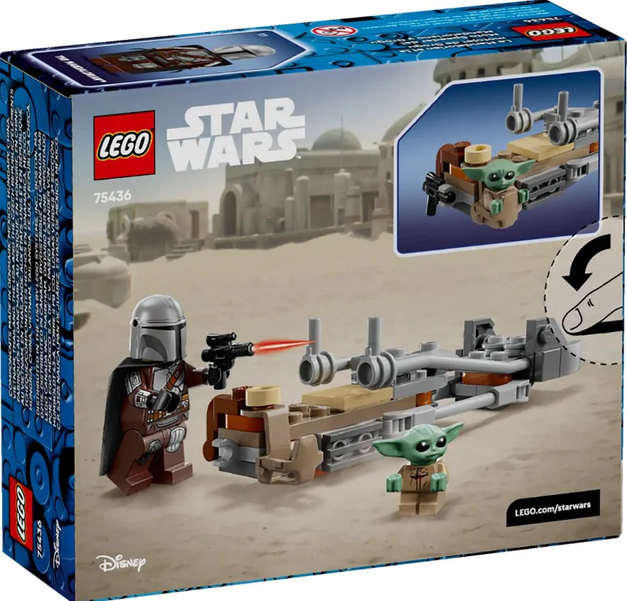 LEGO® Star Wars™ The Mandalorian & Grogu’s Speeder Bike™ - 75436 - Image 4