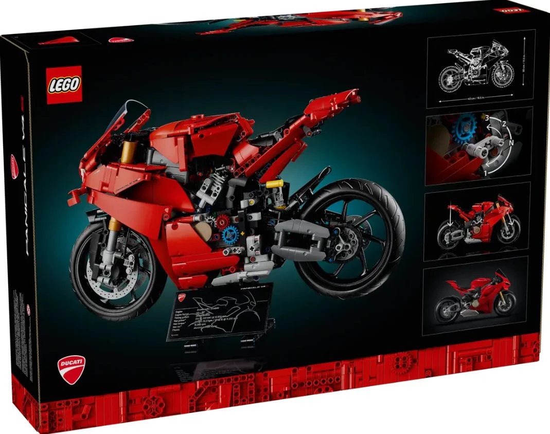 LEGO® Technic™ Ducati Panigale V4 S Motorcycle – 42202 - Image 3