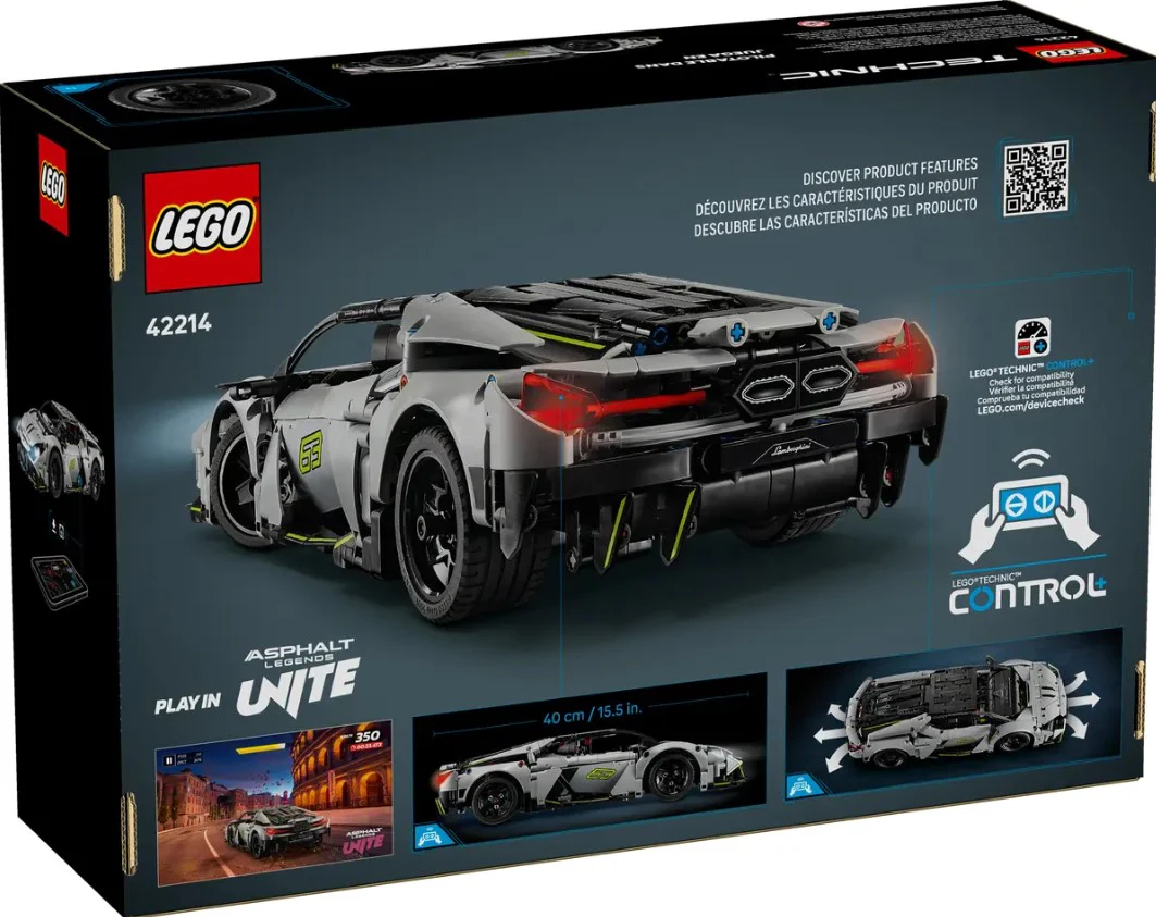 LEGO® Technic™ Lamborghini Revuelto Super Sports Car – 42214 - Image 3