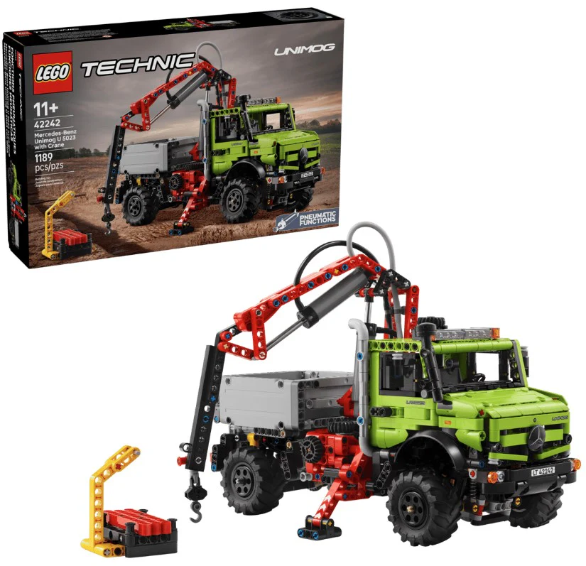 LEGO® Technic™ Mercedes-Benz Unimog U 5023 with Crane - 42242 - Image 2
