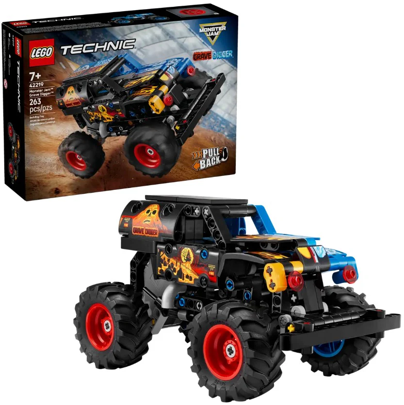 LEGO® Technic™ Monster Jam™ Grave Digger™ Fire and Ice - 42219 - Image 2
