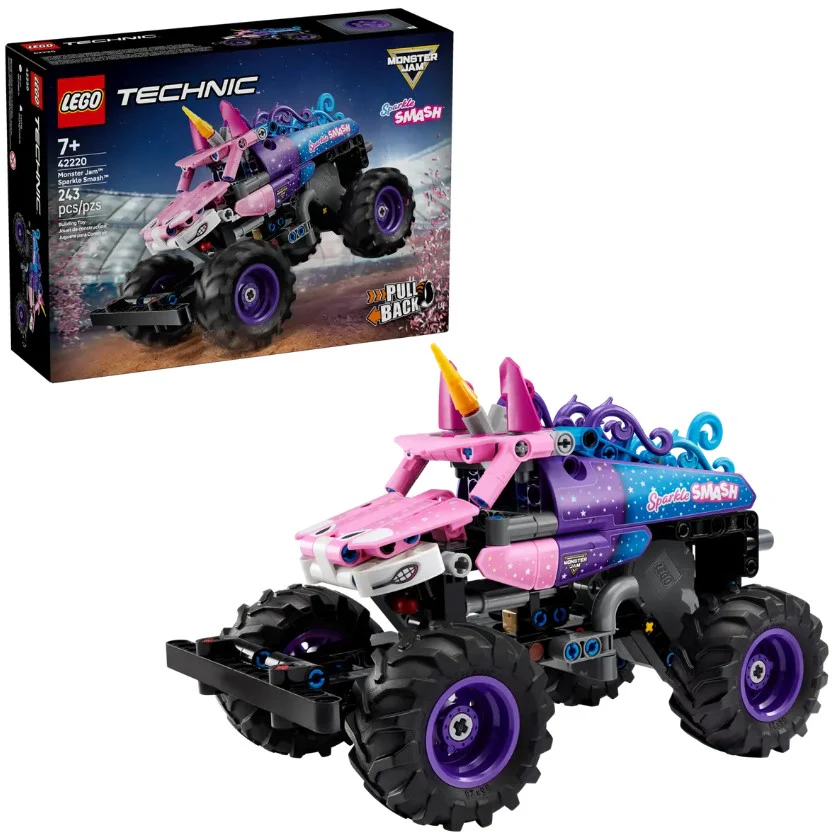 LEGO® Technic™ Monster Jam™ Sparkle Smash™ Pull Back - 42220 - Image 2