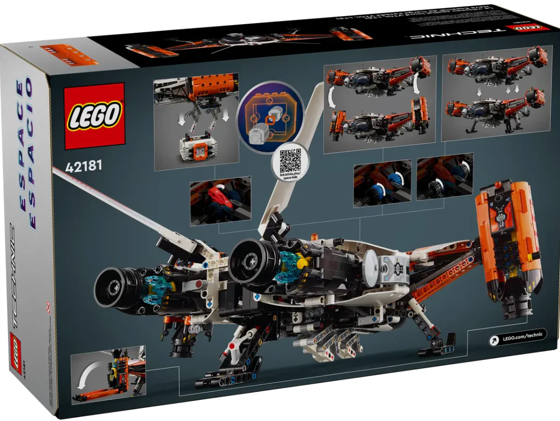 LEGO® Technic™ VTOL Heavy Cargo Spaceship LT81 – 42181 - Image 3