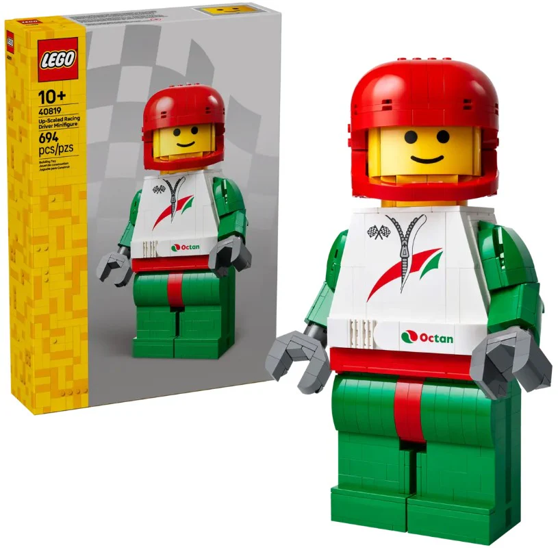 LEGO® Up-Scaled Racing Driver Minifigure – 40819 - Image 2