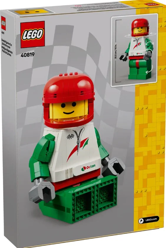 LEGO® Up-Scaled Racing Driver Minifigure – 40819 - Image 3