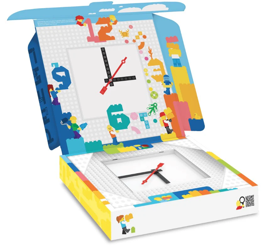 LEGO® Wall Clock MOC(My Own Creation) – White - 5010226 - Image 3