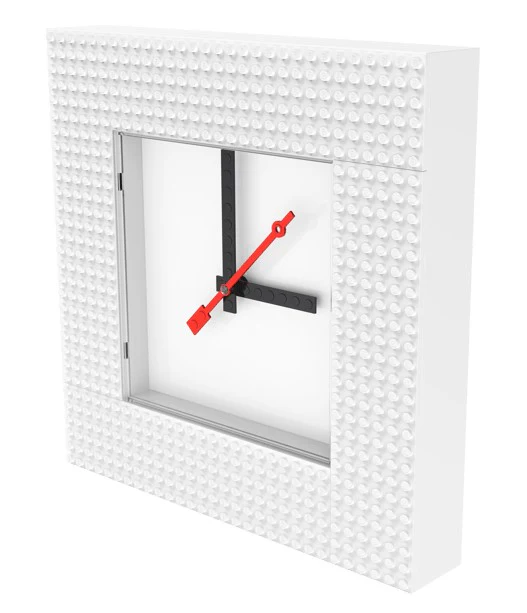 LEGO® Wall Clock MOC(My Own Creation) – White - 5010226 - Image 4
