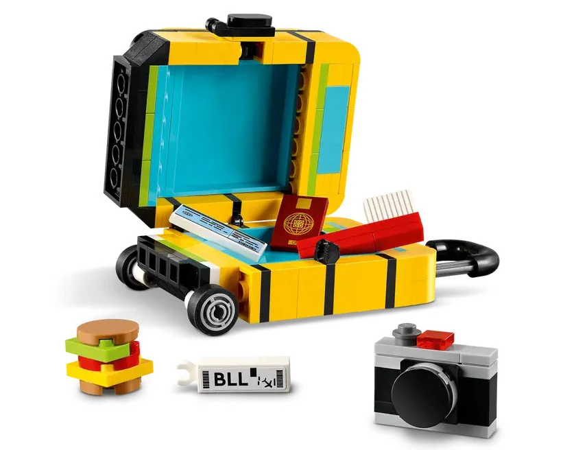 LEGO® Yellow Travel Suitcase – 40817 - Image 3